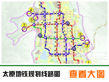 太原地铁线路图